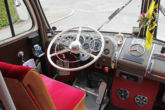 Fahrerplatz Fahrerplatz im Oldtimerbus