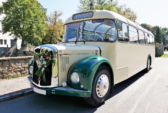 Oldtimerbus "Saurer" Oldtimerbus zur Hochzeit Schloss Schönfeld