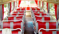 SKODA RTO Oldtimerbus Skoda Innenraum
