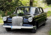 Mercedes Benz W110 "Heckflosse" Oldtimer Mercedes für Hochzeiten in Dresden mieten