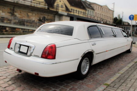 Stretchlimousine "Lincoln" Stretchlimousine "Lincoln Town Car"- Heckansicht