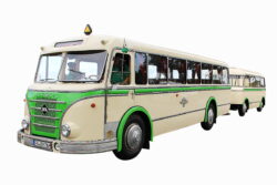 "IFA H6" - 33 + 21 Gäste Oldtimerbus IFA H6 mit Personenanhänger mieten