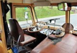 Oldtimerbus IFA H6 Oldtimerbus IFA H6 Fahrerplatz