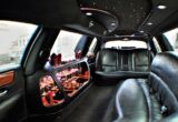 Lincoln Town Car Stretchlimousine Innenraum mit Bar - Dresden