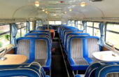 Oldtimerbus "Ikarus 55" Innenraum Ikarus 55 mit 45 Sitzplätzen